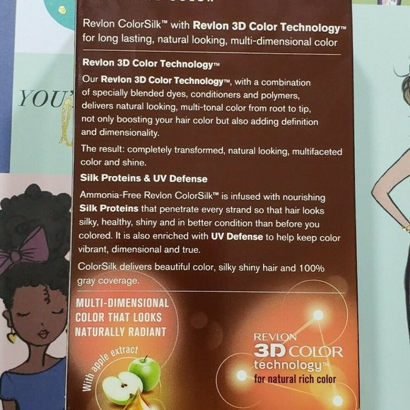 Revlon #48 Burgundy Colorsilk Permanent Hair Color - Picture 3 of 3